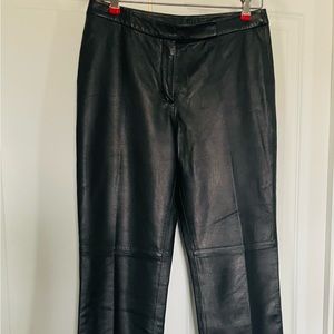 Ladies I.N.C. Genuine Leather Pants. Sz 8